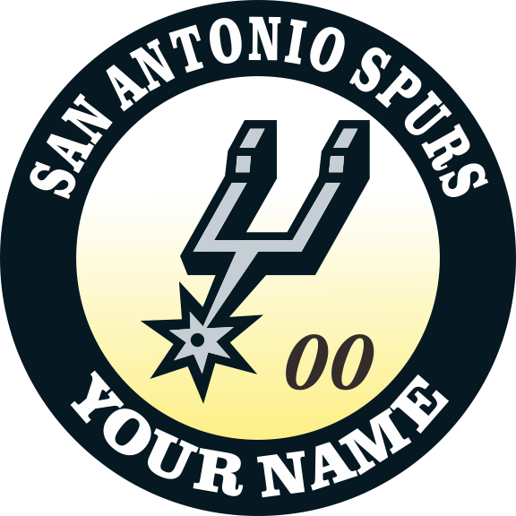 San Antonio Spurs Customized Logo iron on paper